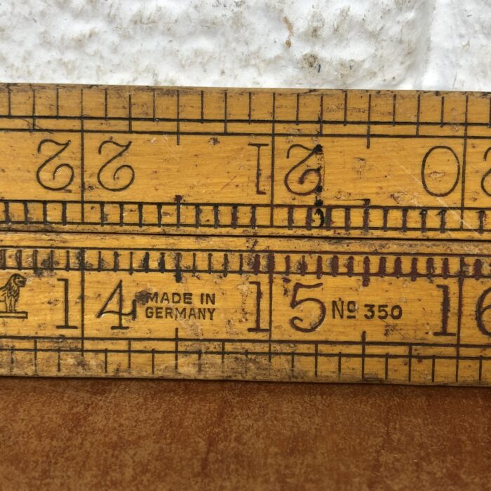 Vintage Wooden Folding Rulers - Image 8