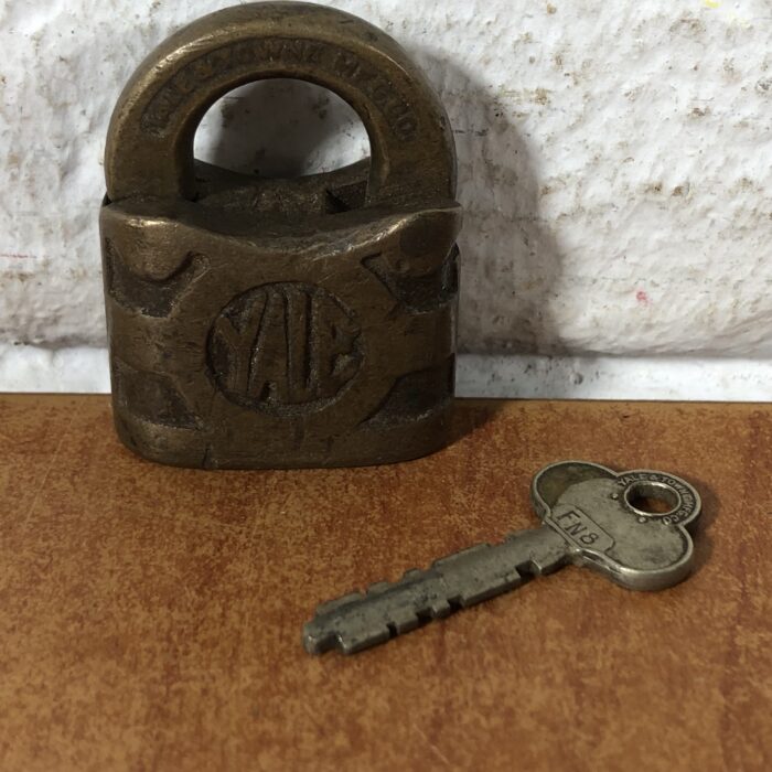 Vintage Yale Brass Locks with Original Keys - Image 6