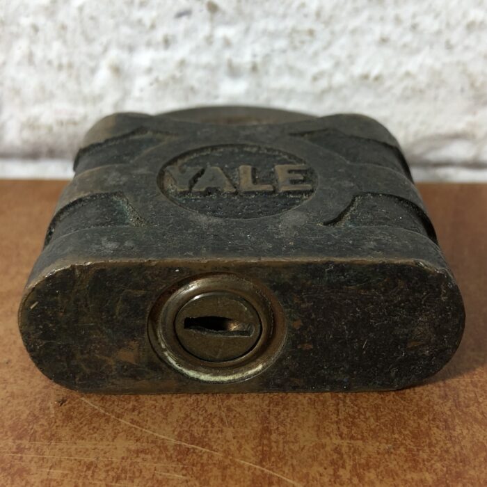 Vintage Yale Brass Locks with Original Keys - Image 4