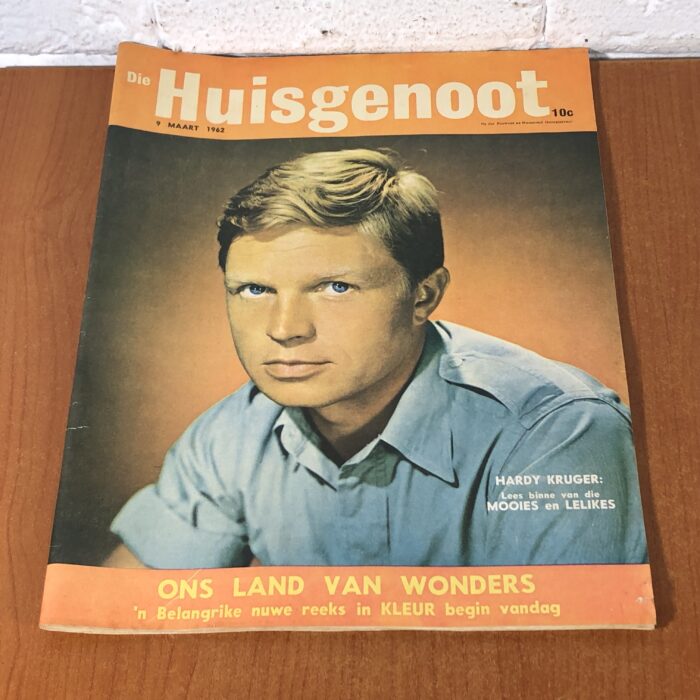 Vintage Huisgenoot Magazine (9 March 1962)