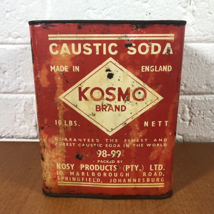 Vintage Caustic Soda Tins - Image 5