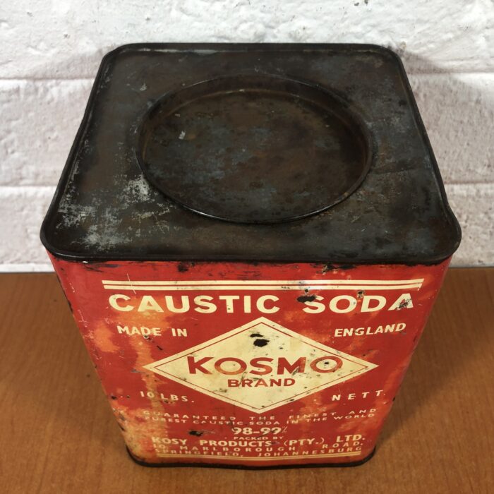 Vintage Caustic Soda Tins - Image 4