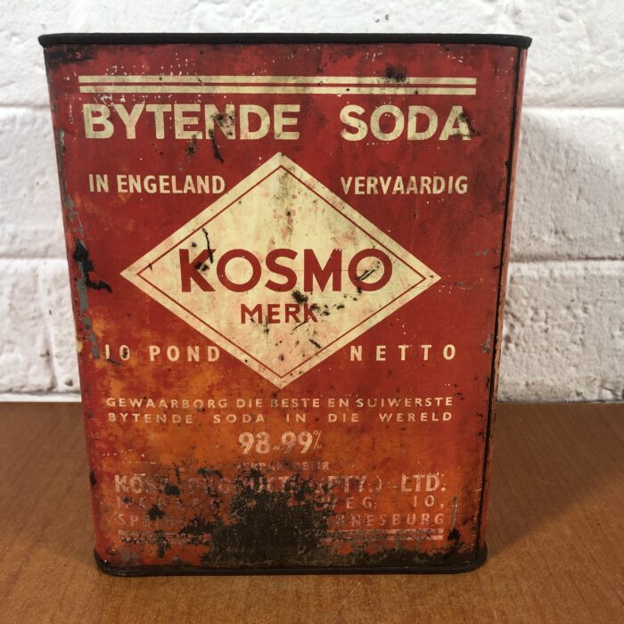 Vintage Caustic Soda Tins - Image 2