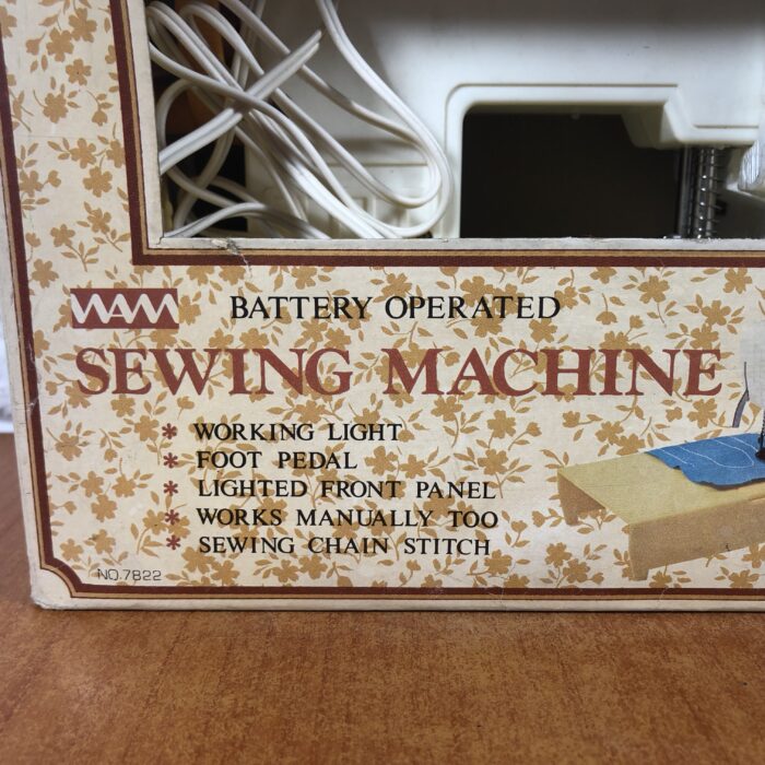 Vintage Toy Sewing Machine in Original Box (Made in Hong Kong) - Image 4