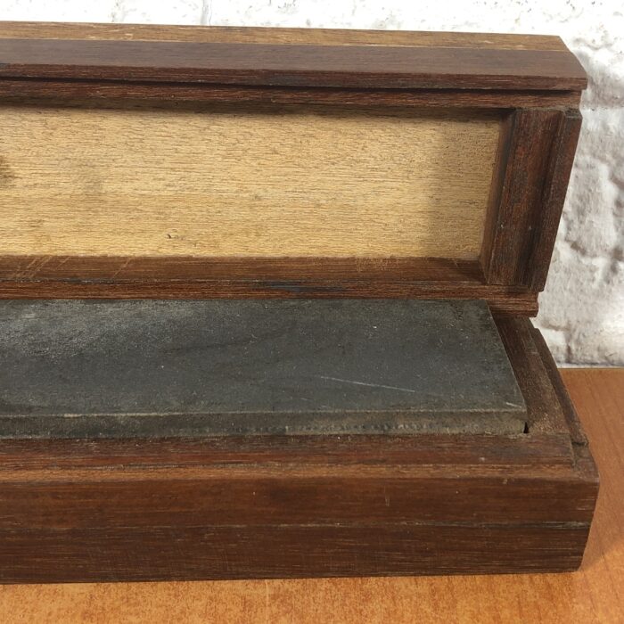 Vintage Sharpening Stone in Wooden Case - Image 3