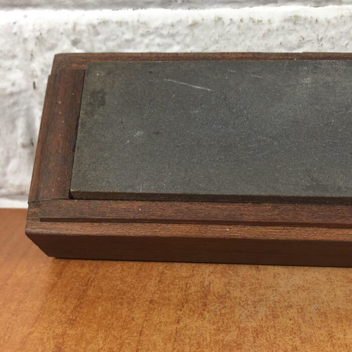 Vintage Sharpening Stone in Wooden Case - Image 5