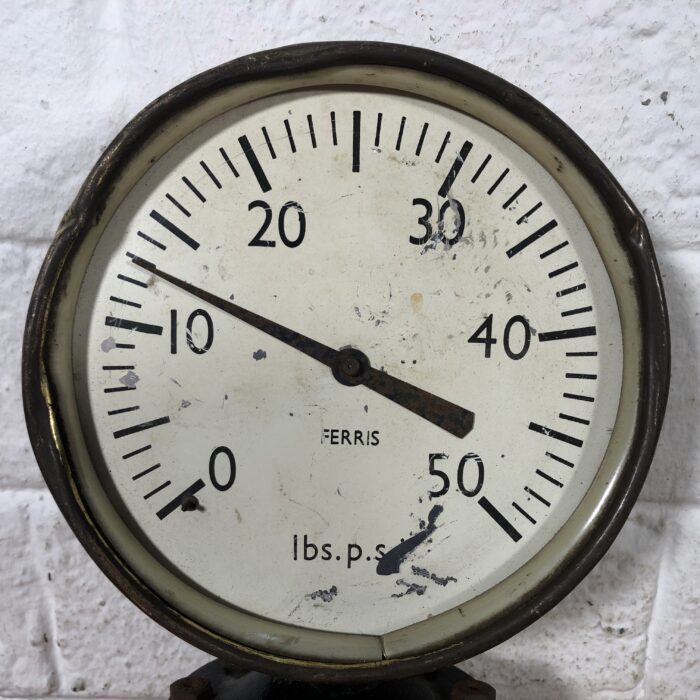 Large Vintage Brass Gauges - Image 3