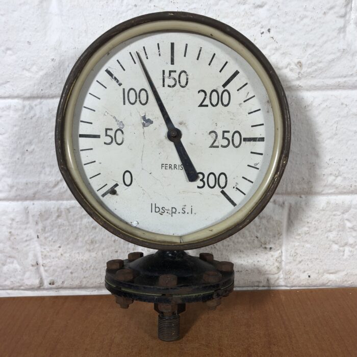 Large Vintage Brass Gauges - Image 5