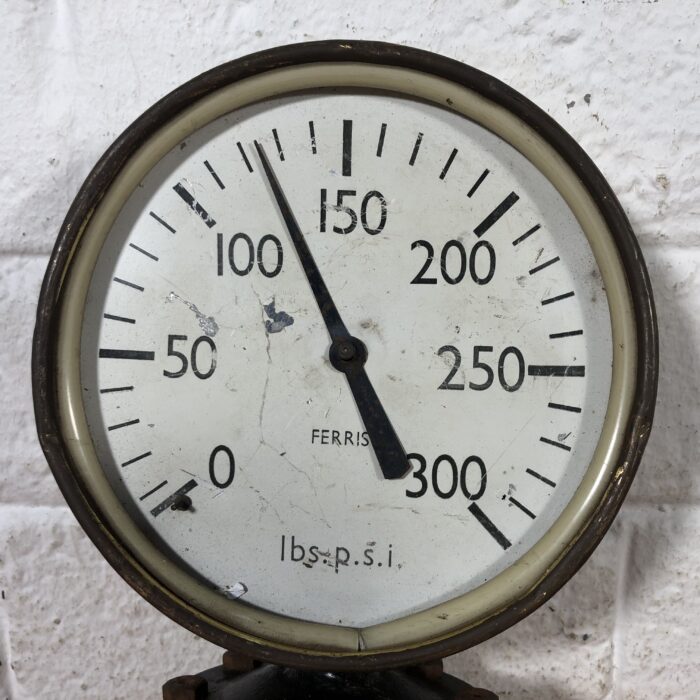 Large Vintage Brass Gauges - Image 6