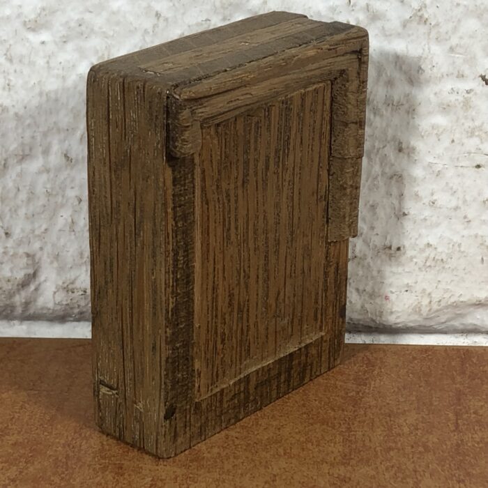 Miniature Vintage Military Handmade Wooden Picture Box - Image 6