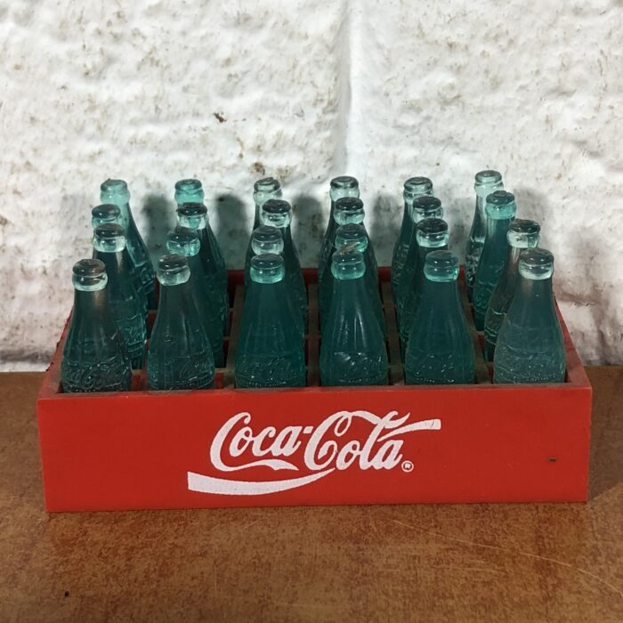 Lot 125: Miniature Coca Cola Crate with Bottles