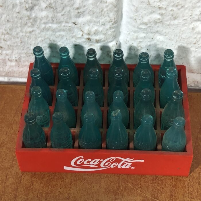 Lot 125: Miniature Coca Cola Crate with Bottles - Image 2