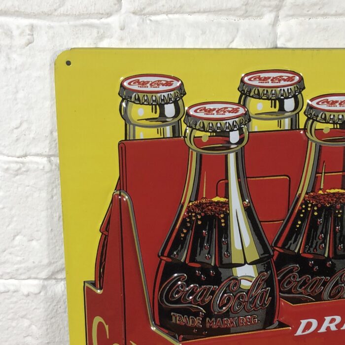 Lot 142: Coca Cola Embossed Sign (Official Licensed Product) - Image 2