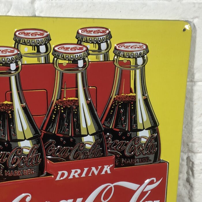 Lot 142: Coca Cola Embossed Sign (Official Licensed Product) - Image 4