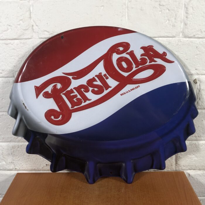 Lot 141: Pepsi Cola Embossed Sign (Official Licensed Product)