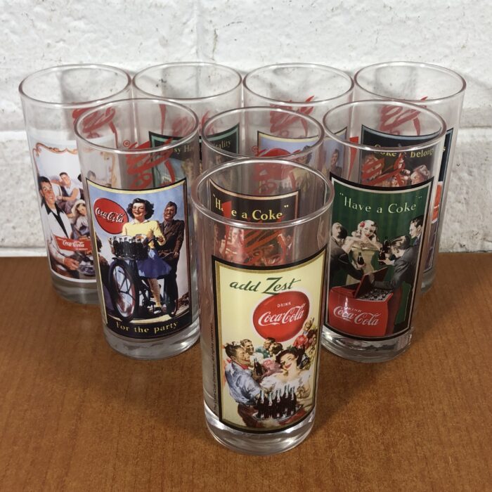 Lot 121: Coca Cola Glasses