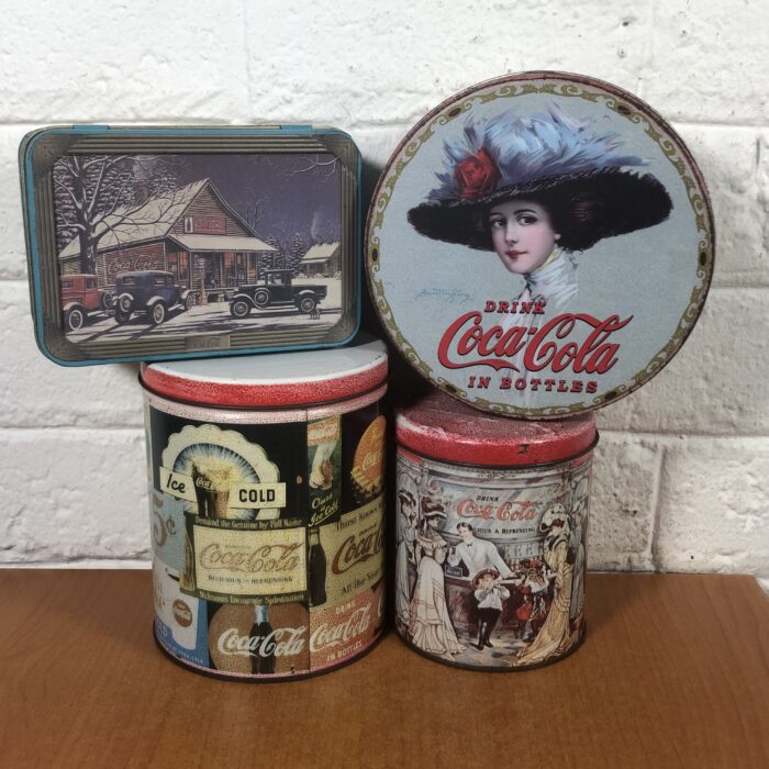 Lot 123: Vintage Coca Cola Tins