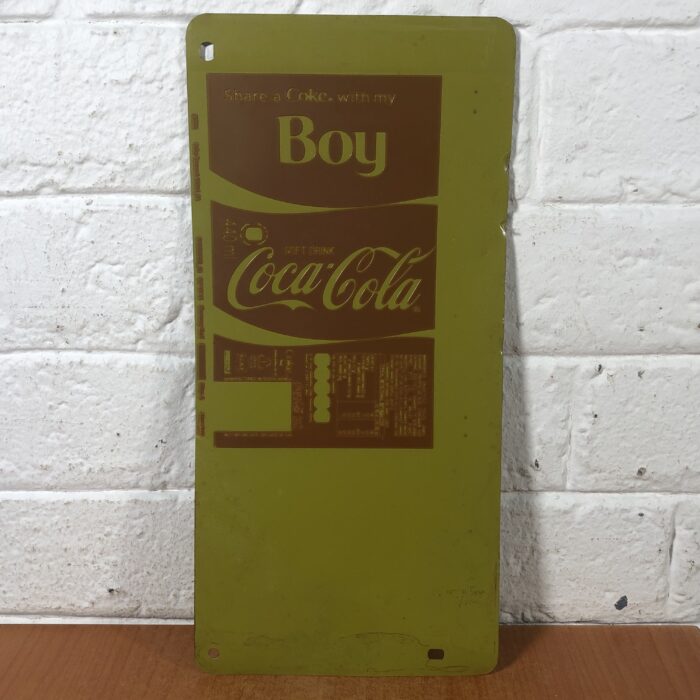 Lot 120: Vintage Coca Cola Can Printing Stamp Plaque