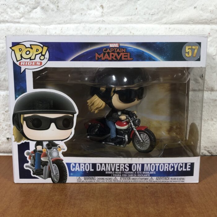 Funko Pop! Rides ~ Captain Marvel 'Carol Danvers on Motorcycle' Figure