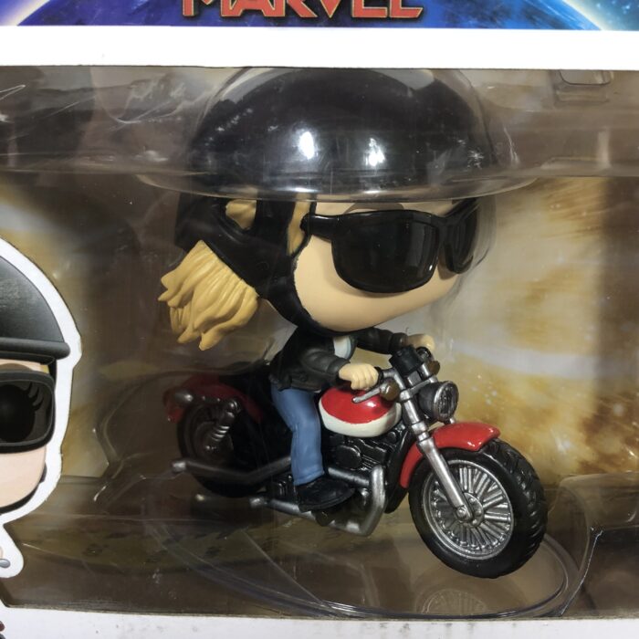 Funko Pop! Rides ~ Captain Marvel 'Carol Danvers on Motorcycle' Figure - Image 2