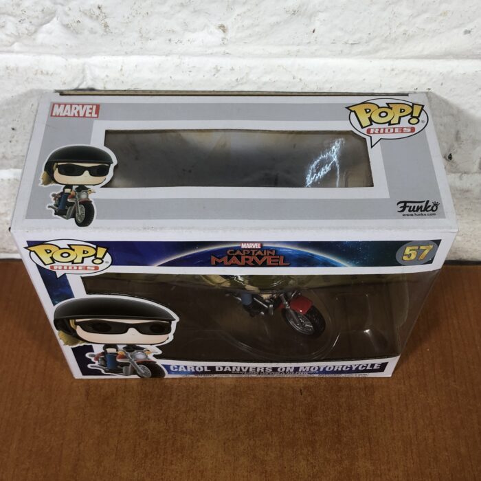 Funko Pop! Rides ~ Captain Marvel 'Carol Danvers on Motorcycle' Figure - Image 6