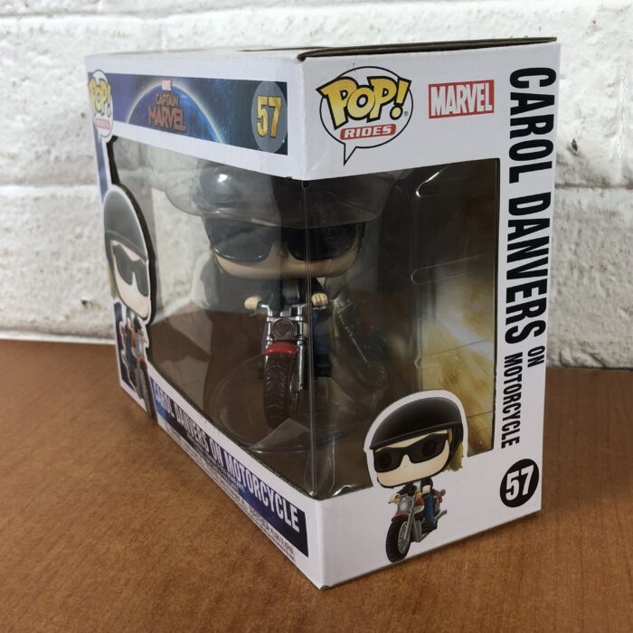 Funko Pop! Rides ~ Captain Marvel 'Carol Danvers on Motorcycle' Figure - Image 7