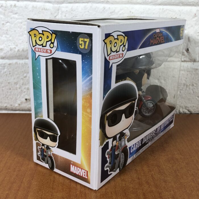 Funko Pop! Rides ~ Captain Marvel 'Carol Danvers on Motorcycle' Figure - Image 5