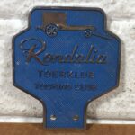 Vintage Rondalia Touring Club Car Badge