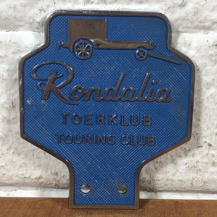 Vintage Rondalia Touring Club Car Badge