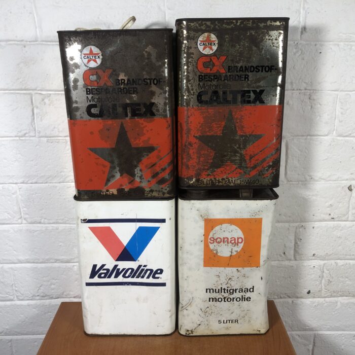 Vintage Oil Containers