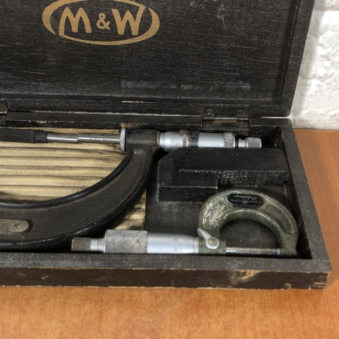 Vintage Micrometers in Cases - Image 4