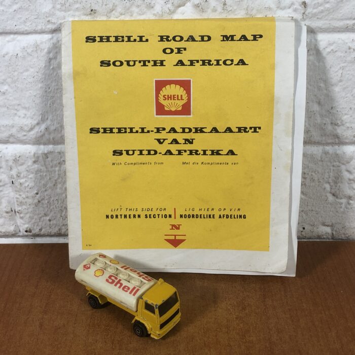 Vintage Shell Road Map of South Africa & Shell Model Truck