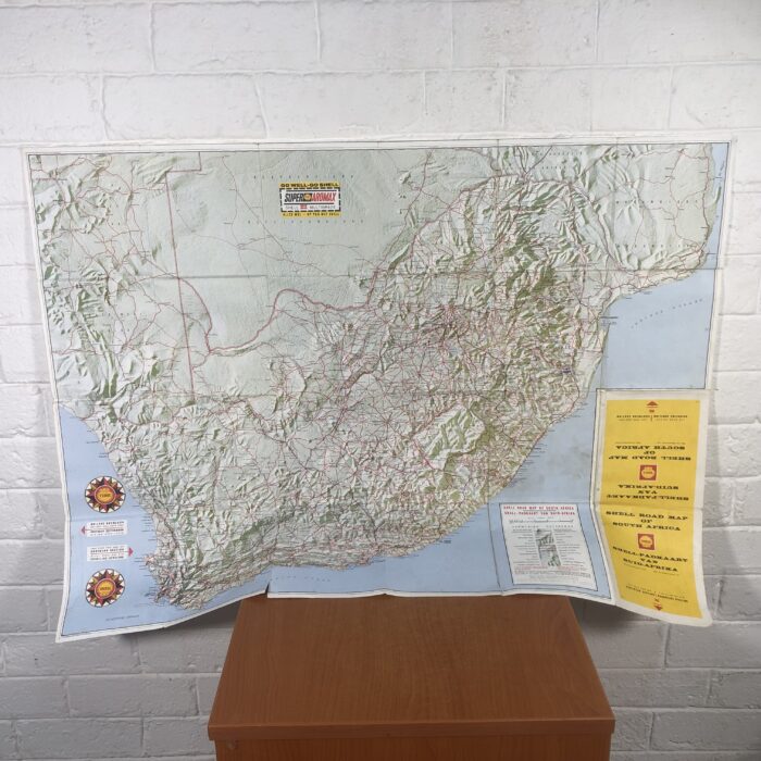 Vintage Shell Road Map of South Africa & Shell Model Truck - Image 5