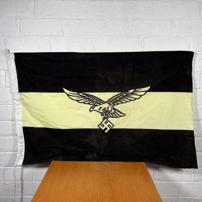 Lot 95: Vintage 1940s WW2 German Luftwaffe Flag