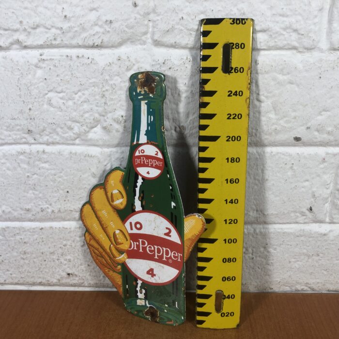 Vintage Enamel Dr Pepper Sign - Image 7