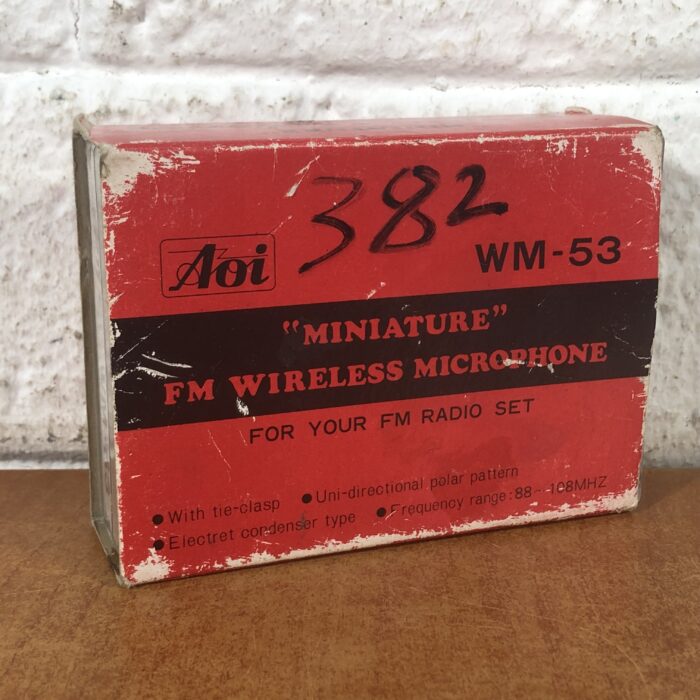 Vintage Miniature FM Wireless Microphone (Made in Japan) - Image 8