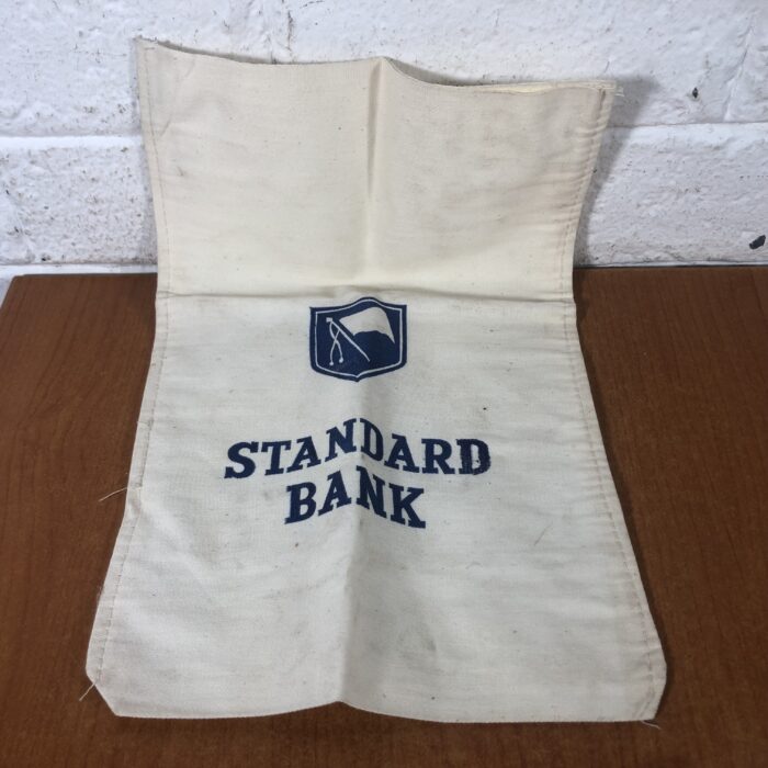 Vintage Standard Bank Bag & 1977 South African R1 Coins - Image 7