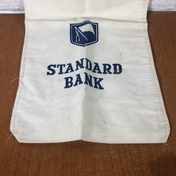 Vintage Standard Bank Bag & 1977 South African R1 Coins - Image 10