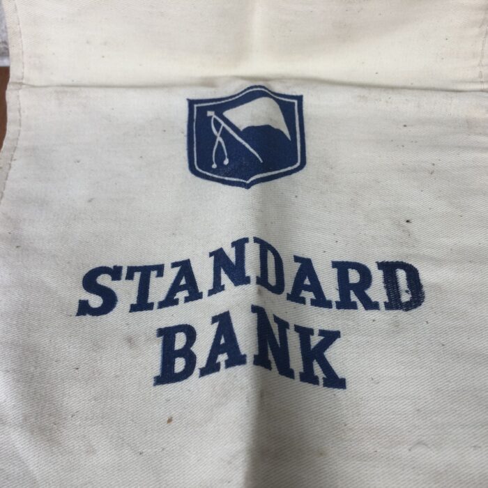 Vintage Standard Bank Bag & 1977 South African R1 Coins - Image 9