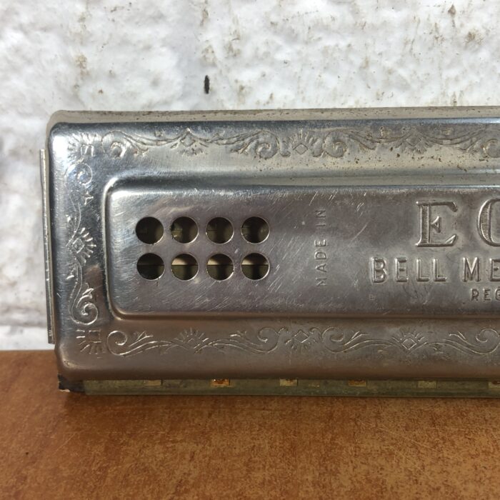 Vintage M. Hohner Echo Bell Metal Reeds Harmonica (Made in Germany) - Image 2