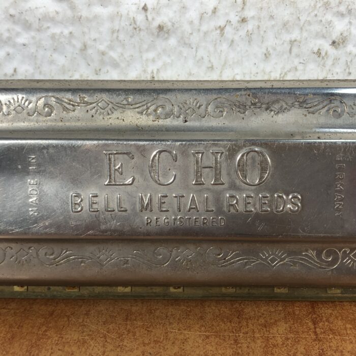 Vintage M. Hohner Echo Bell Metal Reeds Harmonica (Made in Germany) - Image 3