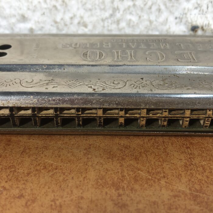 Vintage M. Hohner Echo Bell Metal Reeds Harmonica (Made in Germany) - Image 5