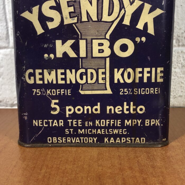 Vintage 'Van Ysendyk' Mixed Coffee Tin (5lbs) - Image 4