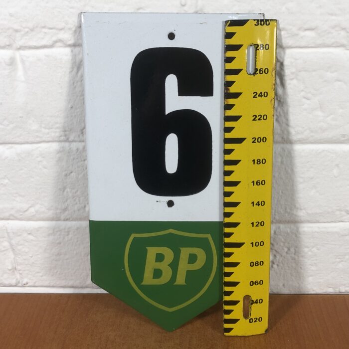 Vintage BP Enamel Sign - Image 6