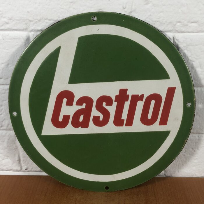 Modern Enamel Castrol Sign