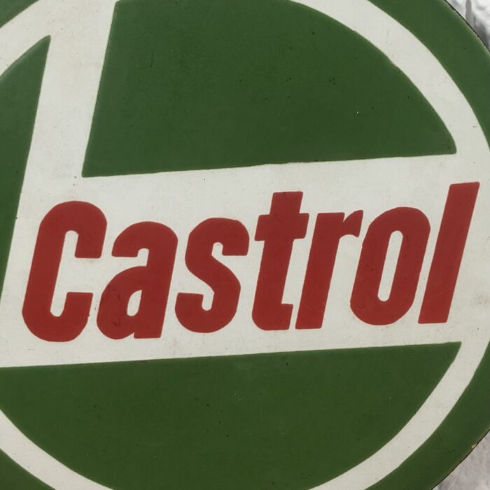 Modern Enamel Castrol Sign - Image 3