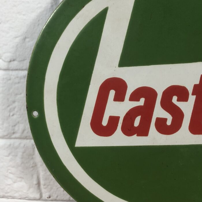 Modern Enamel Castrol Sign - Image 2