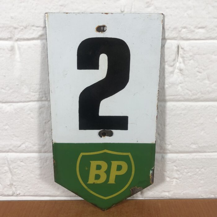 Vintage Enamel BP Sign