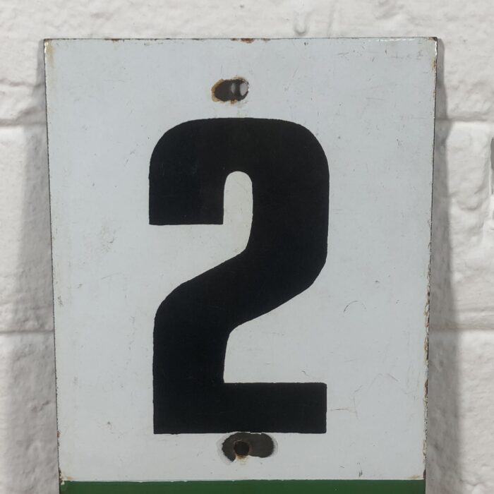 Vintage Enamel BP Sign - Image 2