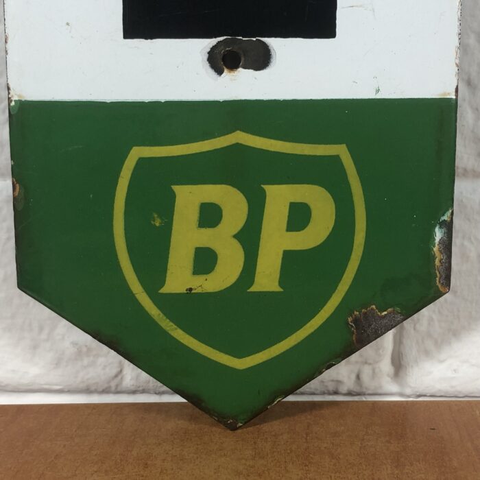 Vintage Enamel BP Sign - Image 3